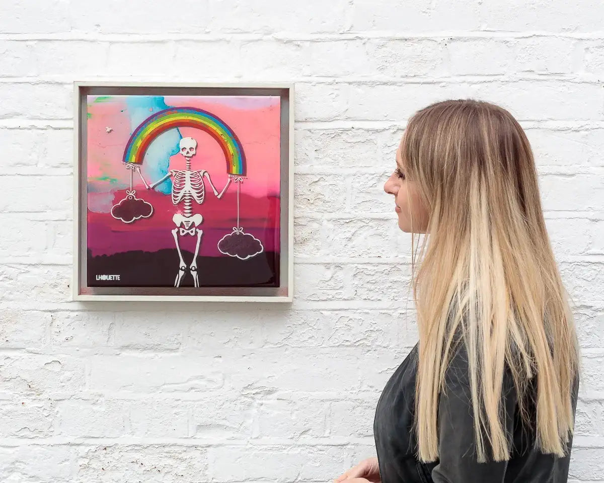 A-OK - Small Study - Original - SOLD by artist Lhouette - Wyecliffe Galleries