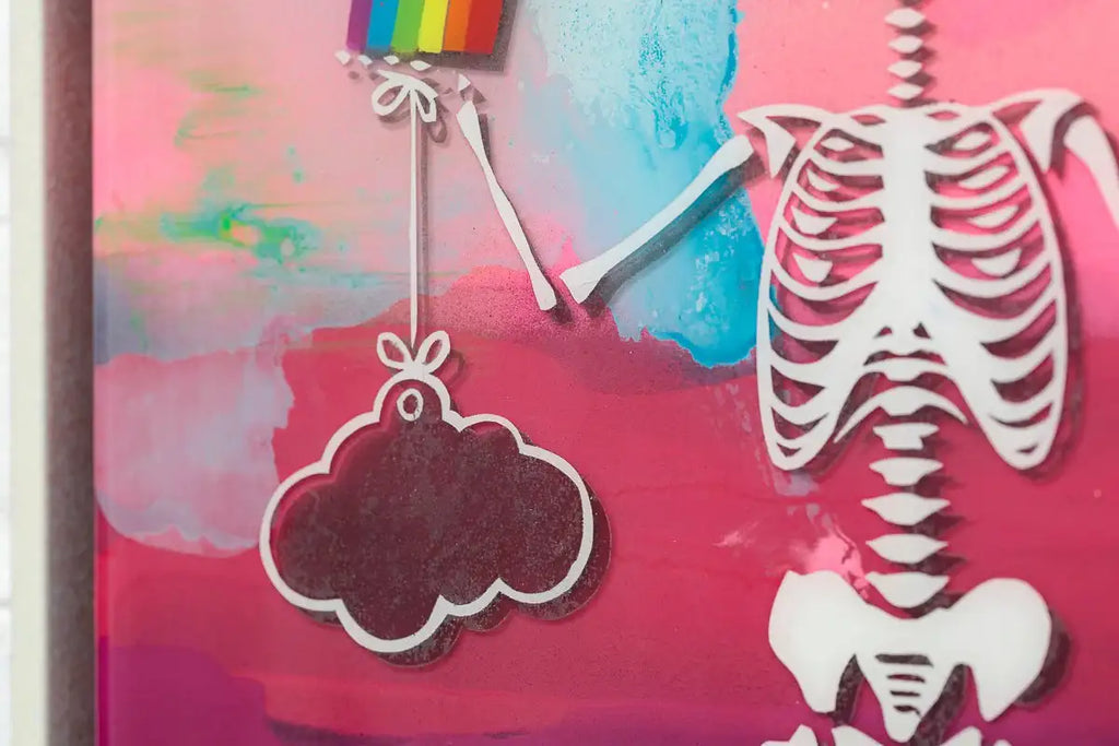 A-OK - Small Study - Original - SOLD by artist Lhouette - Wyecliffe Galleries