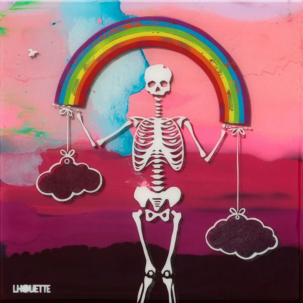 A-OK - Small Study - Original - SOLD by artist Lhouette - Wyecliffe Galleries