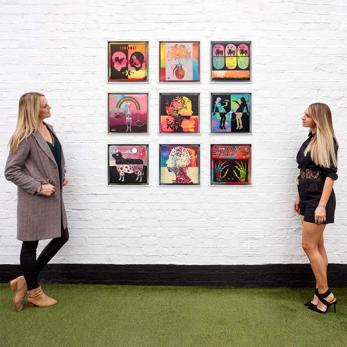 A-OK - Small Study - Original - SOLD by artist Lhouette - Wyecliffe Galleries