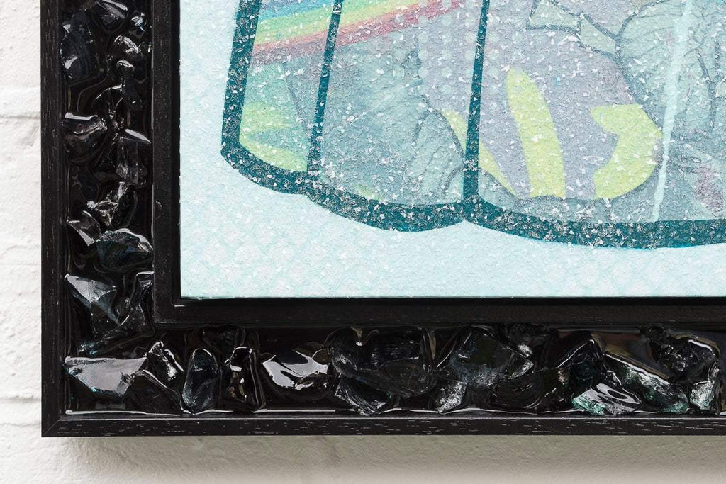 A Pair Of Peaches - Original - SOLD by artist Lhouette - Wyecliffe Galleries