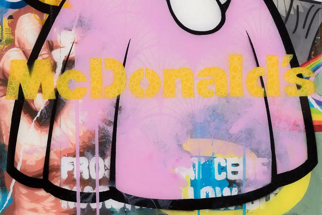 A Pair Of Peaches - Original - SOLD by artist Lhouette - Wyecliffe Galleries