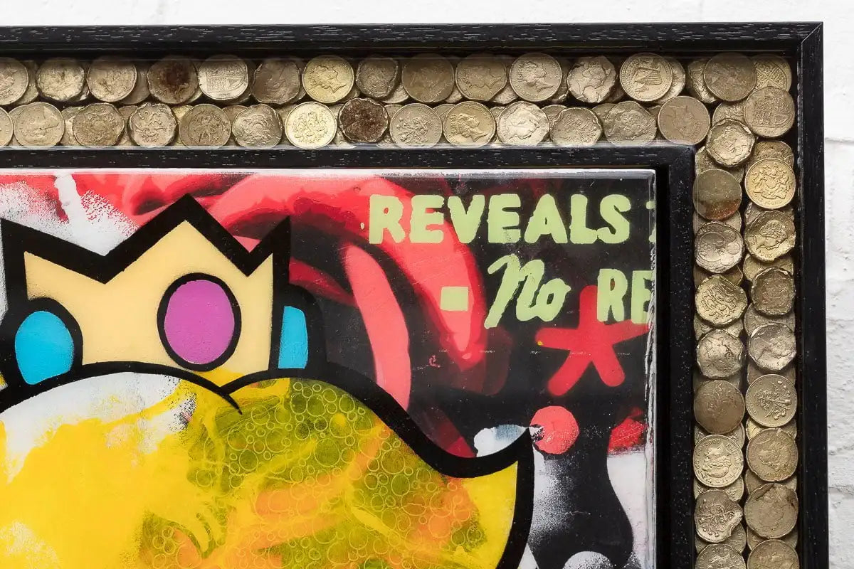 A Pair Of Peaches - Original - SOLD by artist Lhouette - Wyecliffe Galleries