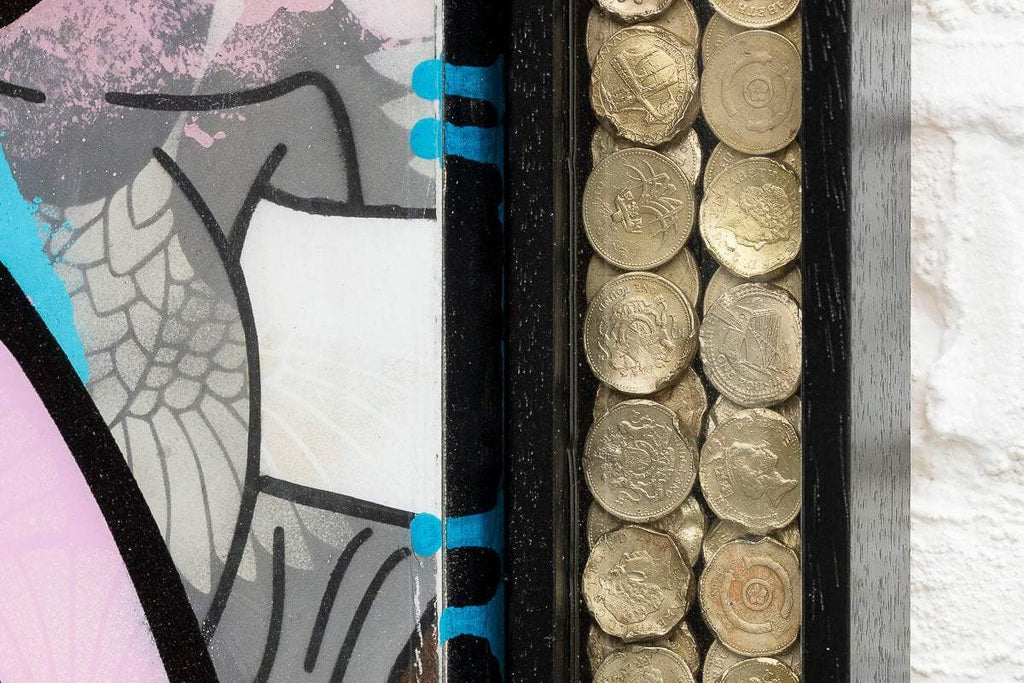 A Pair Of Peaches - Original - SOLD by artist Lhouette - Wyecliffe Galleries