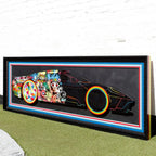 A Side Of Me Ford GT - Original - SOLD by artist Lhouette - Wyecliffe Galleries