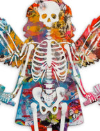 Angel Cake SkeLhouette - Original Wall Sculpture - SOLD by artist Lhouette - Wyecliffe Galleries