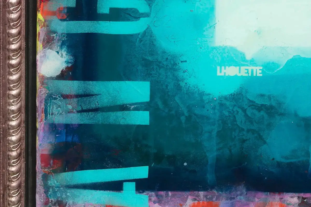 Angel Cake XL Mixer (Petrol) - Original by artist Lhouette - Wyecliffe Galleries