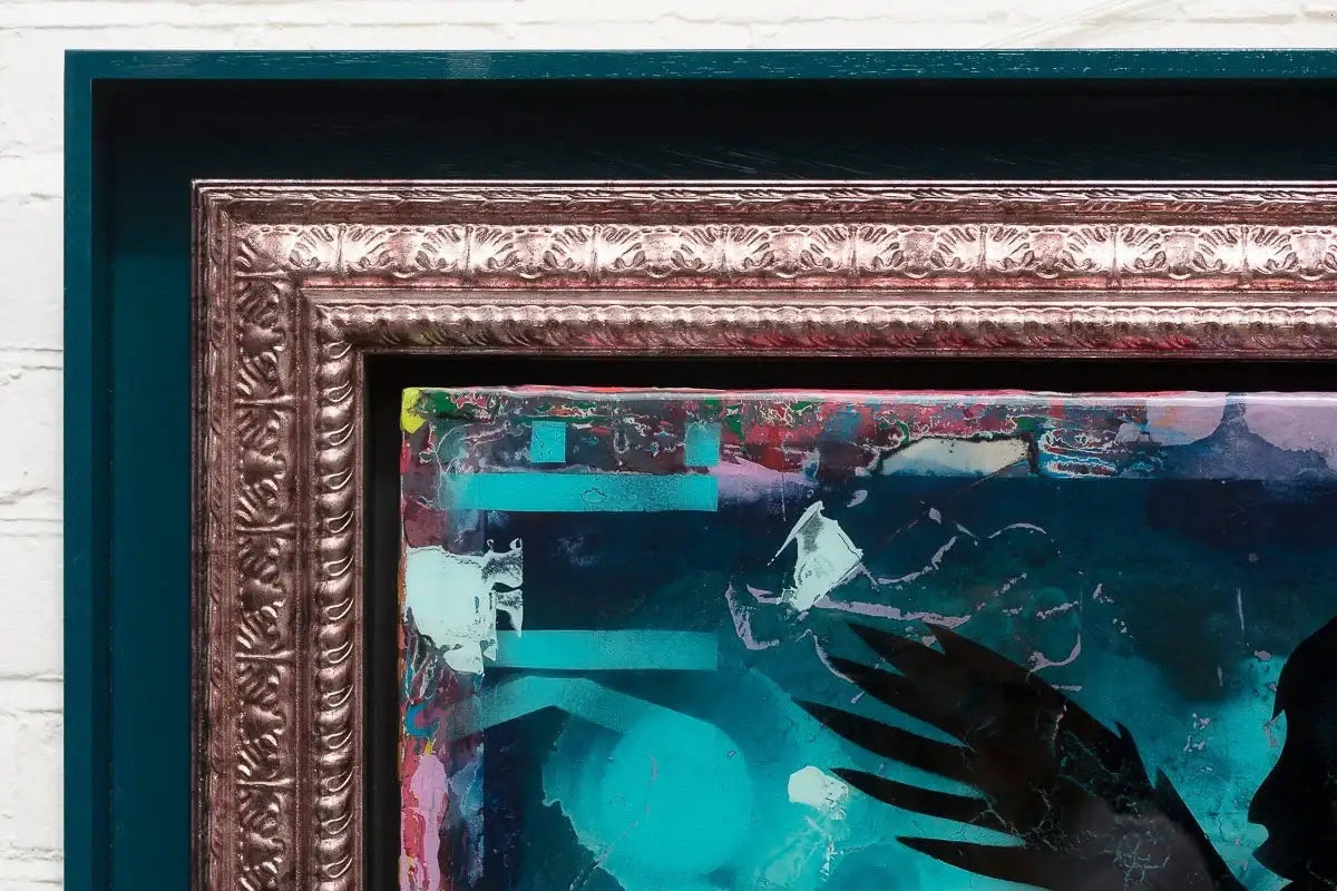 Angel Cake XL Mixer (Petrol) - Original by artist Lhouette - Wyecliffe Galleries