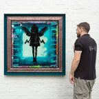 Angel Cake XL Mixer (Petrol) - Original by artist Lhouette - Wyecliffe Galleries