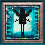 Angel Cake XL Mixer (Petrol) - Original by artist Lhouette - Wyecliffe Galleries