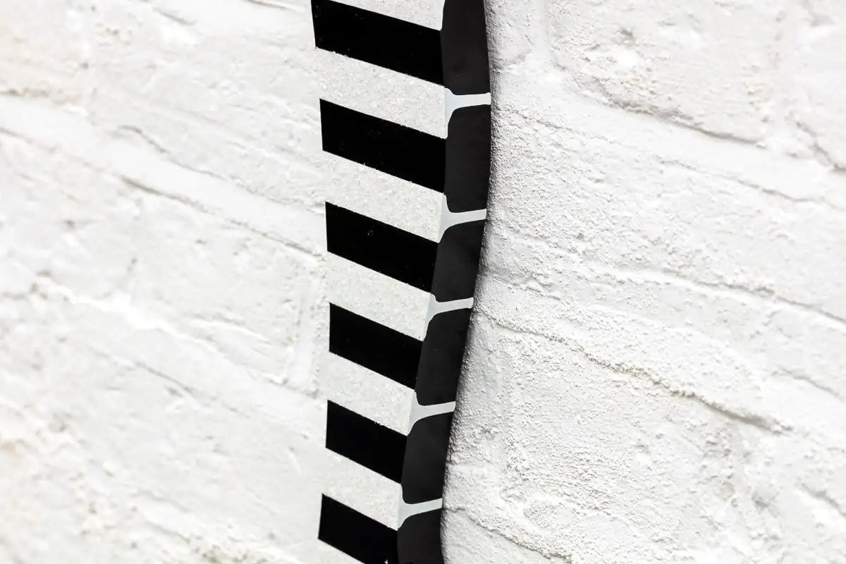 Bazooka Jo - Medium Paste-Up With Stripes - Original Sculpture - SOLD by artist Lhouette - Wyecliffe Galleries