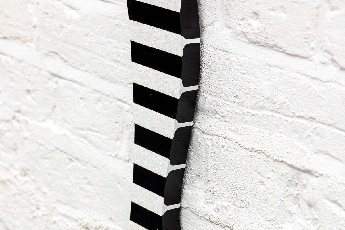 Bazooka Jo - Medium Paste-Up With Stripes - Original Sculpture Lhouette Original Sculpture