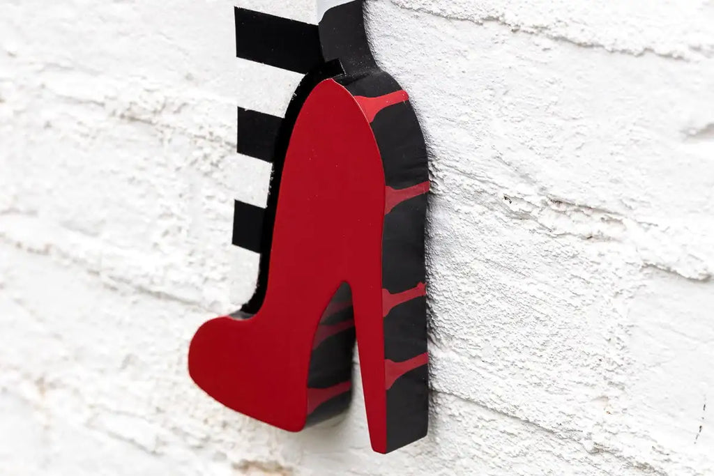 Bazooka Jo - Medium Paste-Up With Stripes - Original Sculpture - SOLD by artist Lhouette - Wyecliffe Galleries