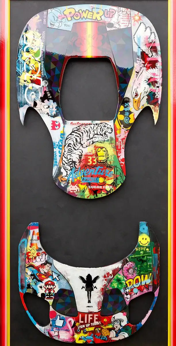 In Pieces - Original - SOLD by artist Lhouette - Wyecliffe Galleries