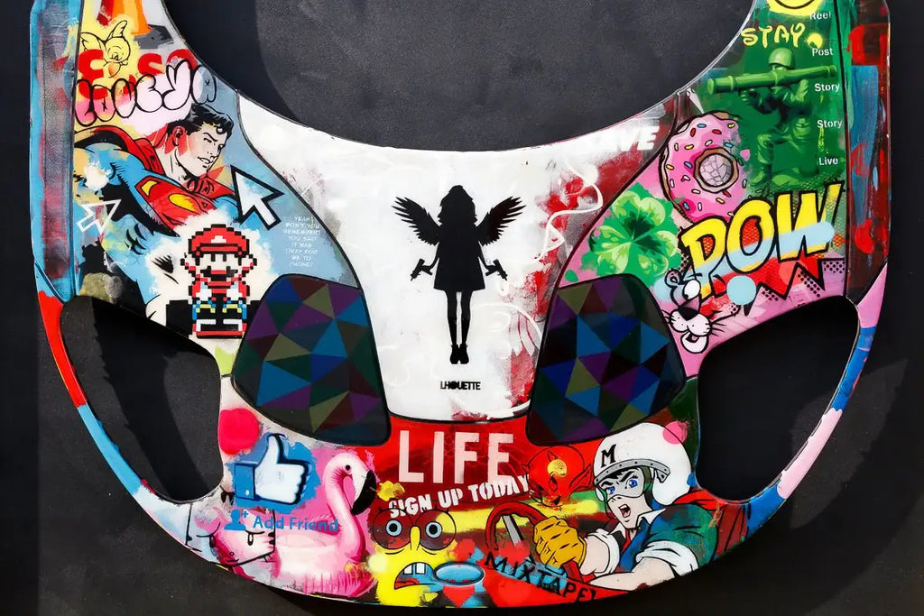 In Pieces - Original - SOLD by artist Lhouette - Wyecliffe Galleries