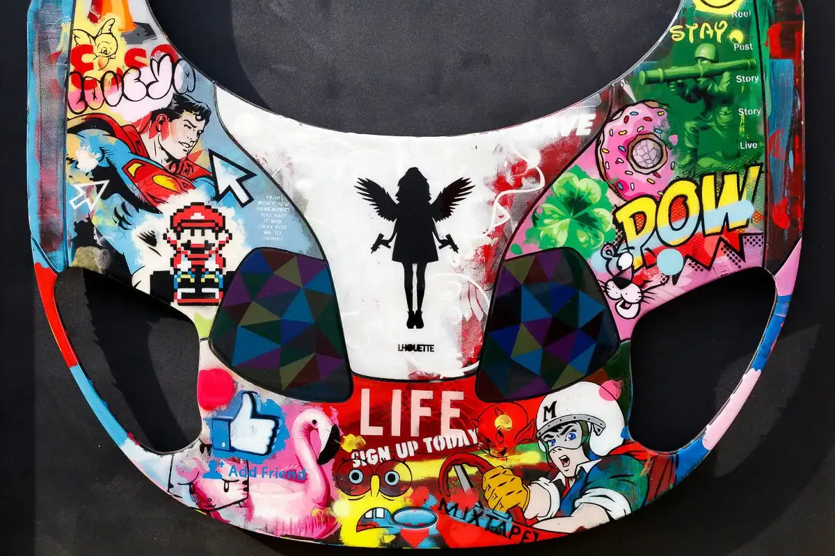 In Pieces - Original - SOLD by artist Lhouette - Wyecliffe Galleries