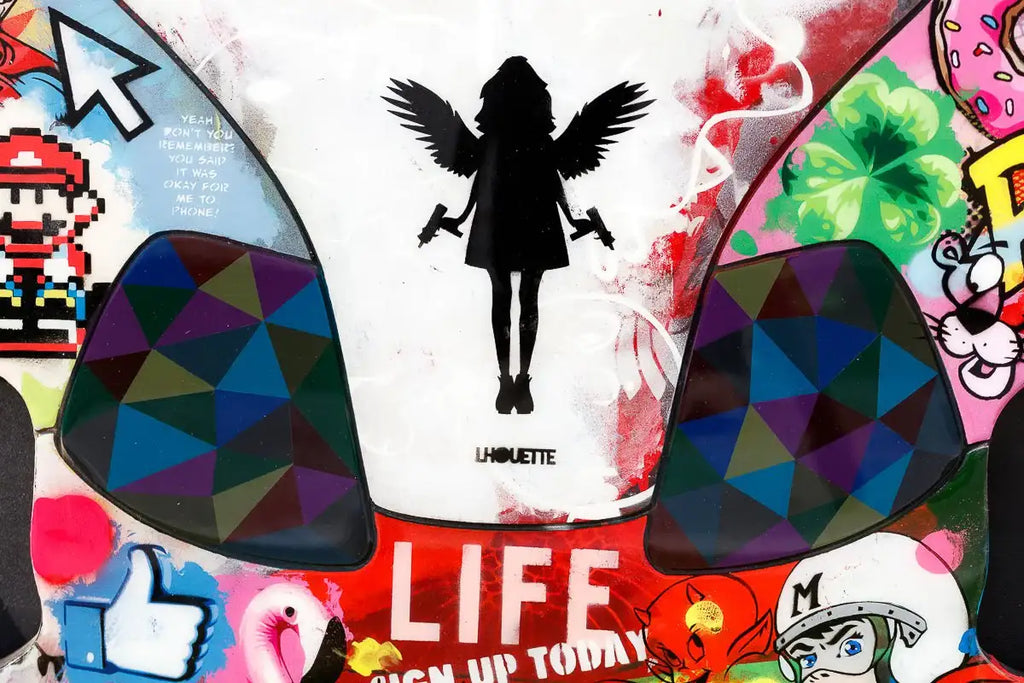 In Pieces - Original - SOLD by artist Lhouette - Wyecliffe Galleries