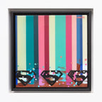 Colour Crate - Superman Icon - Original by artist Lhouette - Wyecliffe Galleries