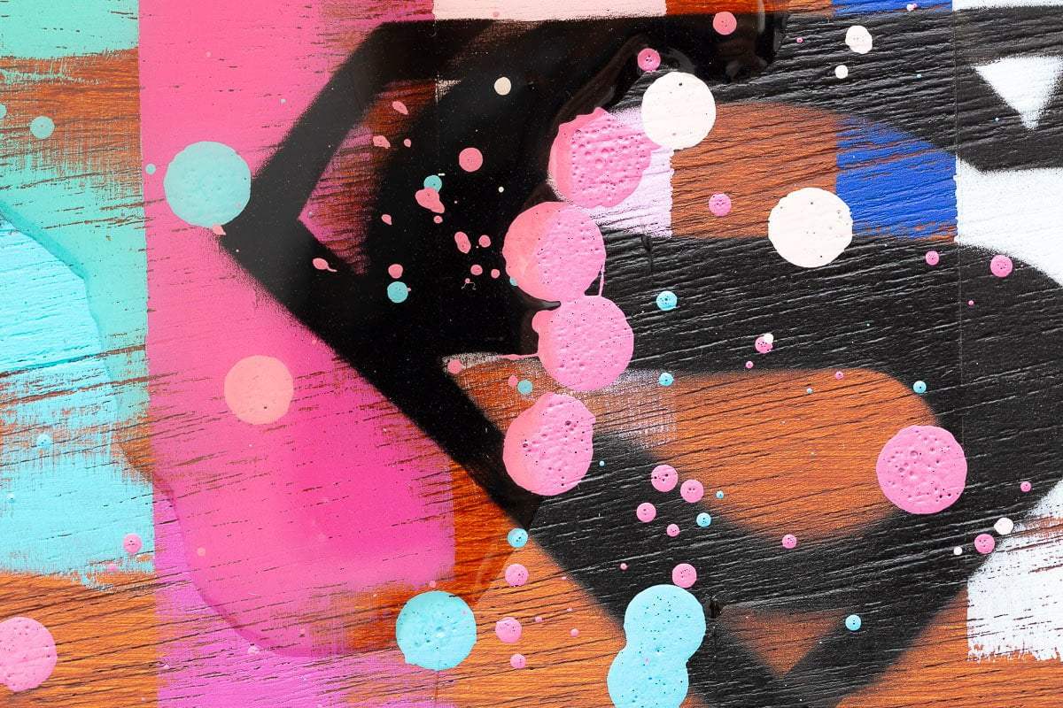 Colour Crate - Superman Icon - Original by artist Lhouette - Wyecliffe Galleries