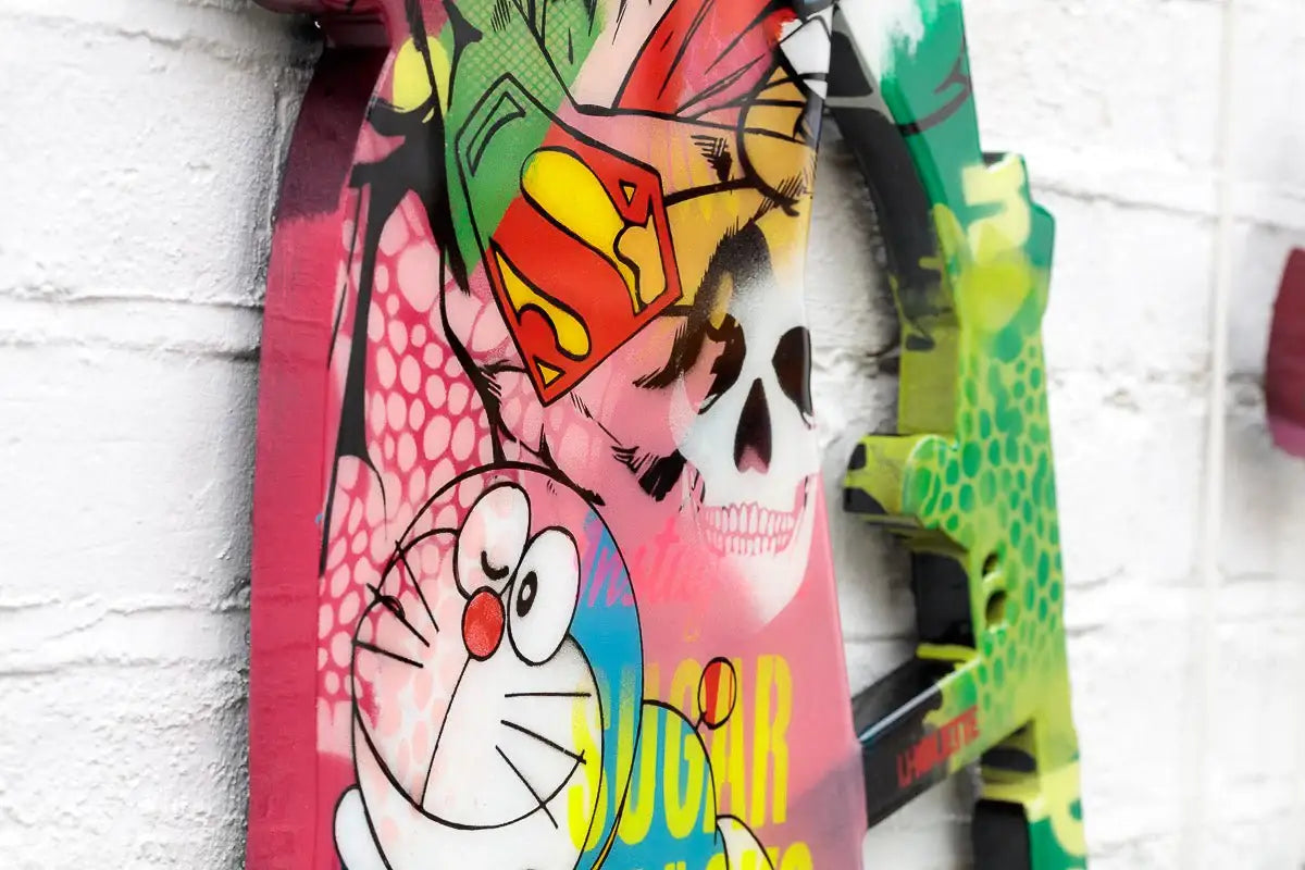 Duck Hunt Medium Collage - Original Wall Sculpture - SOLD by artist Lhouette - Wyecliffe Galleries