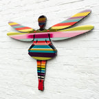 Firefly Striped Miniature - Original - SOLD by artist Lhouette - Wyecliffe Galleries