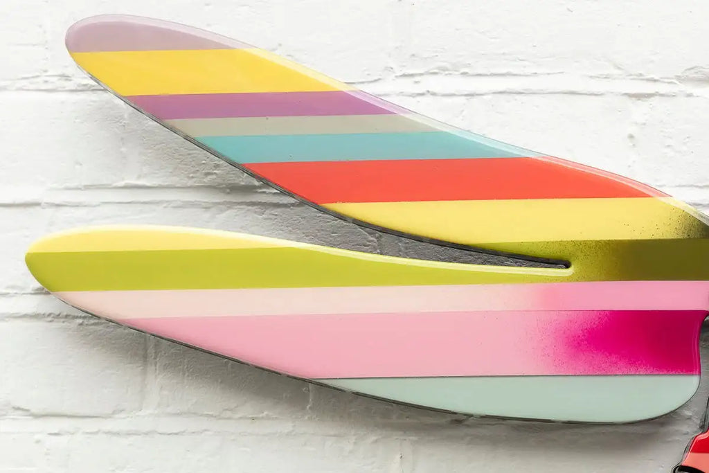 Firefly Striped Miniature - Original - SOLD by artist Lhouette - Wyecliffe Galleries