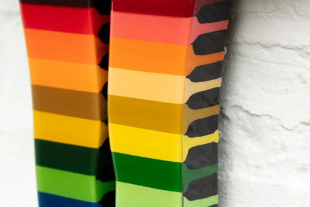 Firefly Striped Miniature - Original - SOLD by artist Lhouette - Wyecliffe Galleries