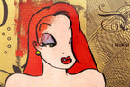 Gold Sterling Jessica Rabbit (Charles) - Original - SOLD by artist Lhouette - Wyecliffe Galleries