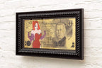 Gold Sterling Jessica Rabbit (Charles) - Original - SOLD by artist Lhouette - Wyecliffe Galleries