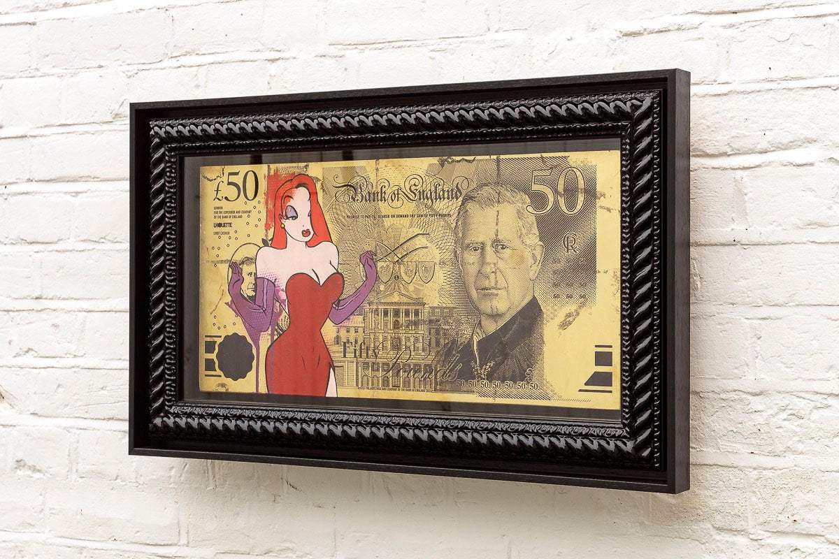 Gold Sterling Jessica Rabbit (Charles) - Original - SOLD by artist Lhouette - Wyecliffe Galleries