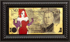 Gold Sterling Jessica Rabbit (Charles) - Original - SOLD by artist Lhouette - Wyecliffe Galleries