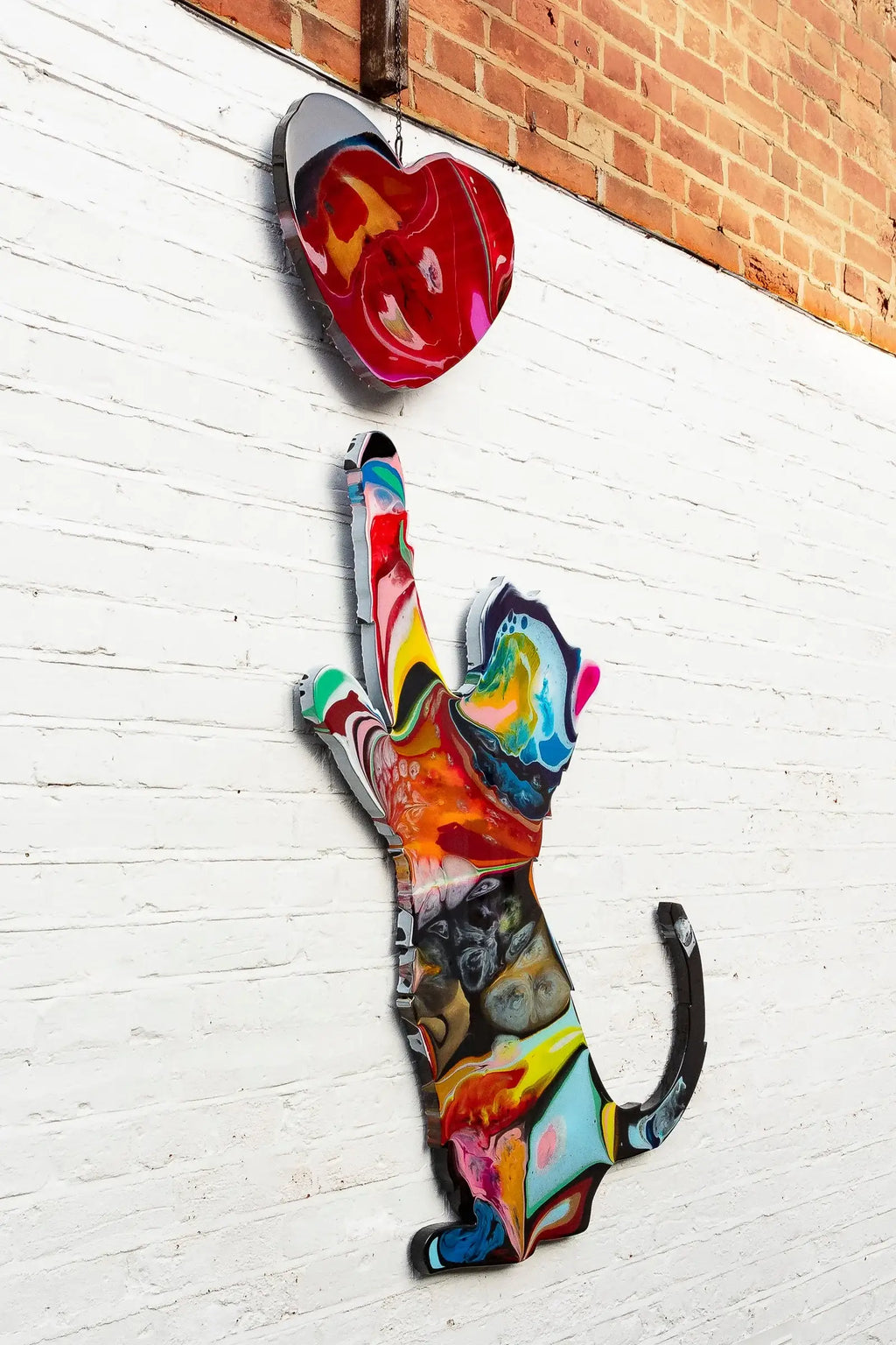 Heart Strings - Original Sculpture - SOLD by artist Lhouette - Wyecliffe Galleries