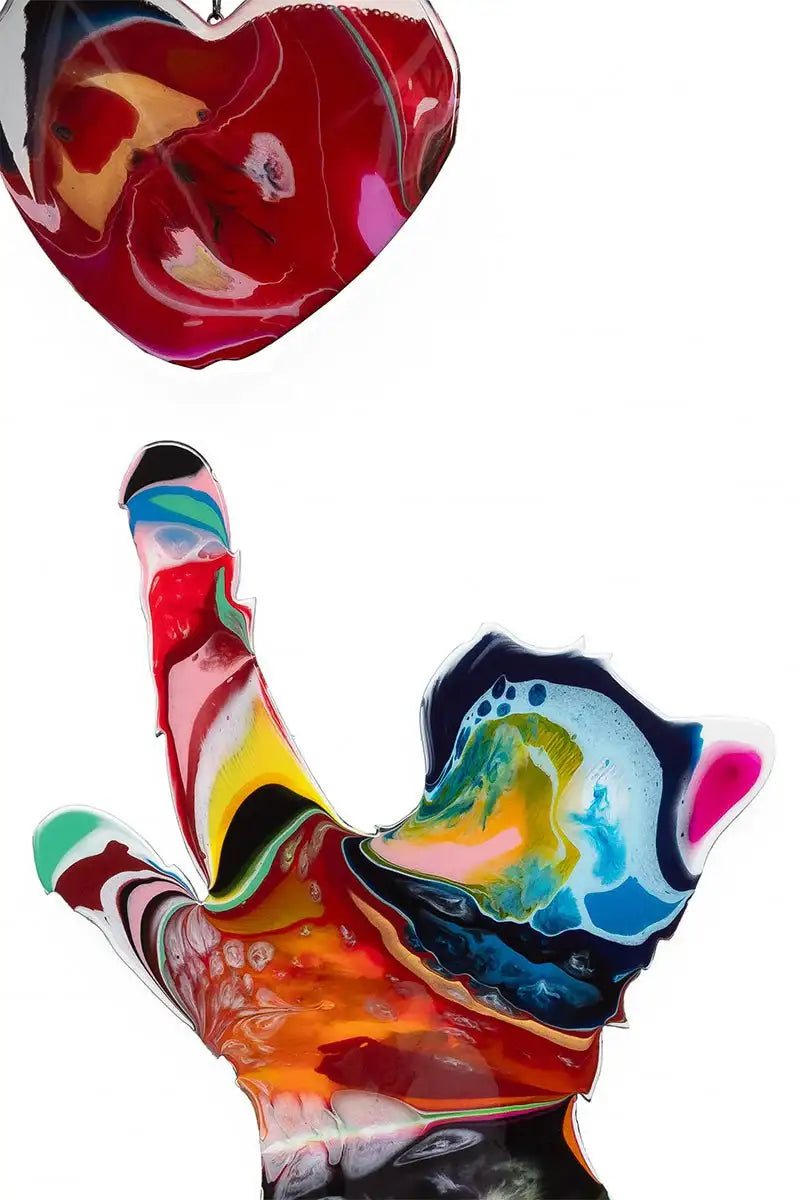 Heart Strings - Original Sculpture - SOLD by artist Lhouette - Wyecliffe Galleries