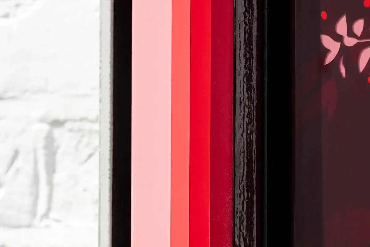 I Walk Amongst the Flowers - Large Diptych Study - Original - SOLD by artist Lhouette - Wyecliffe Galleries