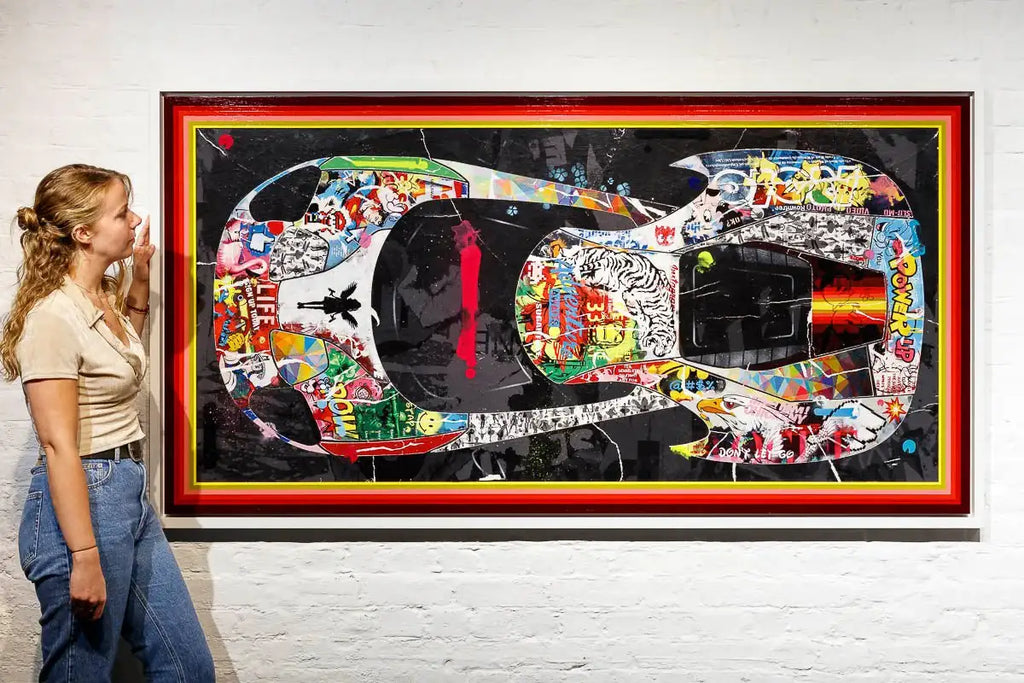 In Pieces (Ford GT) - Deluxe Edition - SOLD by artist Lhouette - Wyecliffe Galleries