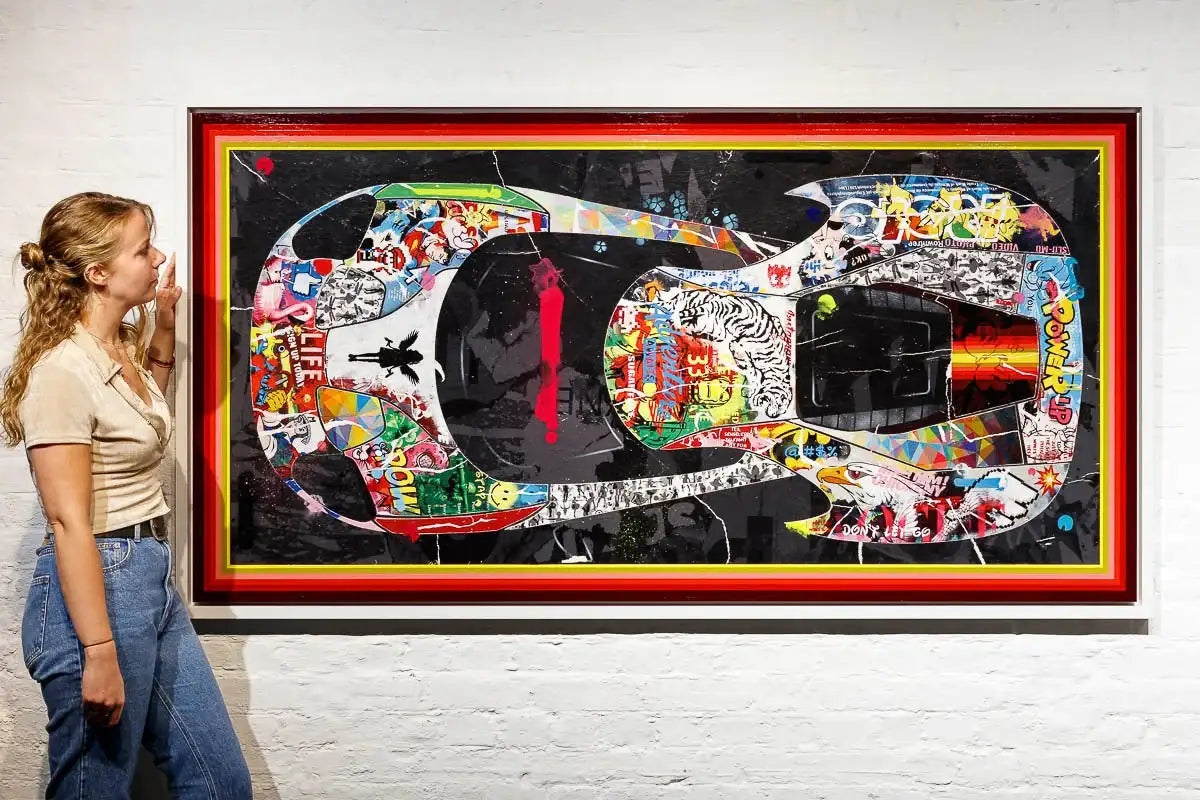 In Pieces (Ford GT) - Deluxe Edition - SOLD by artist Lhouette - Wyecliffe Galleries