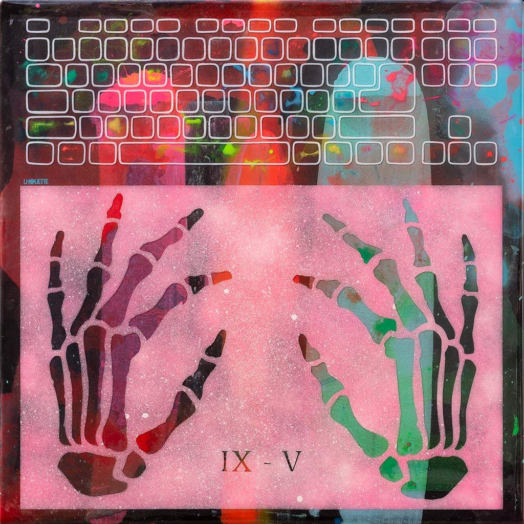 IX-V - Large Study - Original - SOLD by artist Lhouette - Wyecliffe Galleries