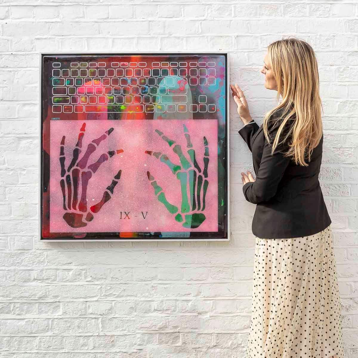 IX-V - Large Study - Original - SOLD by artist Lhouette - Wyecliffe Galleries