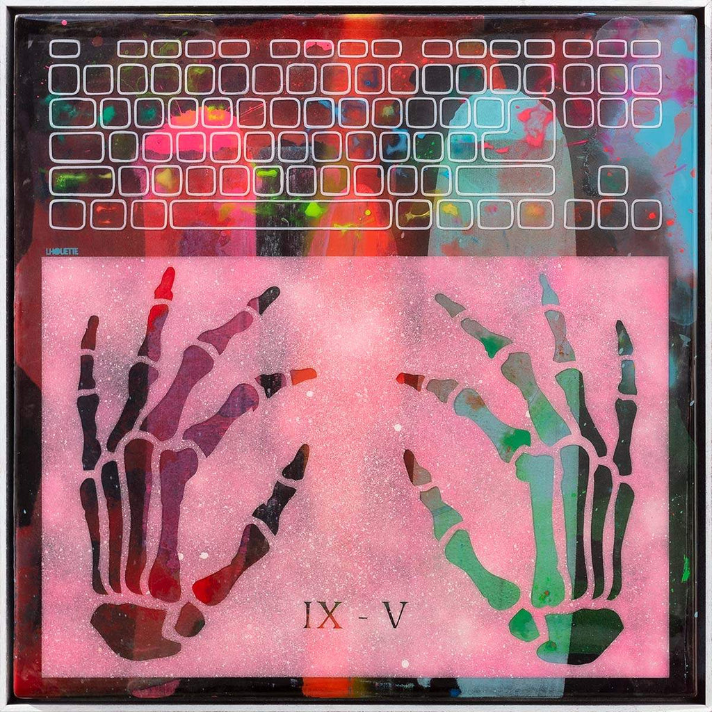 IX-V - Large Study - Original - SOLD by artist Lhouette - Wyecliffe Galleries