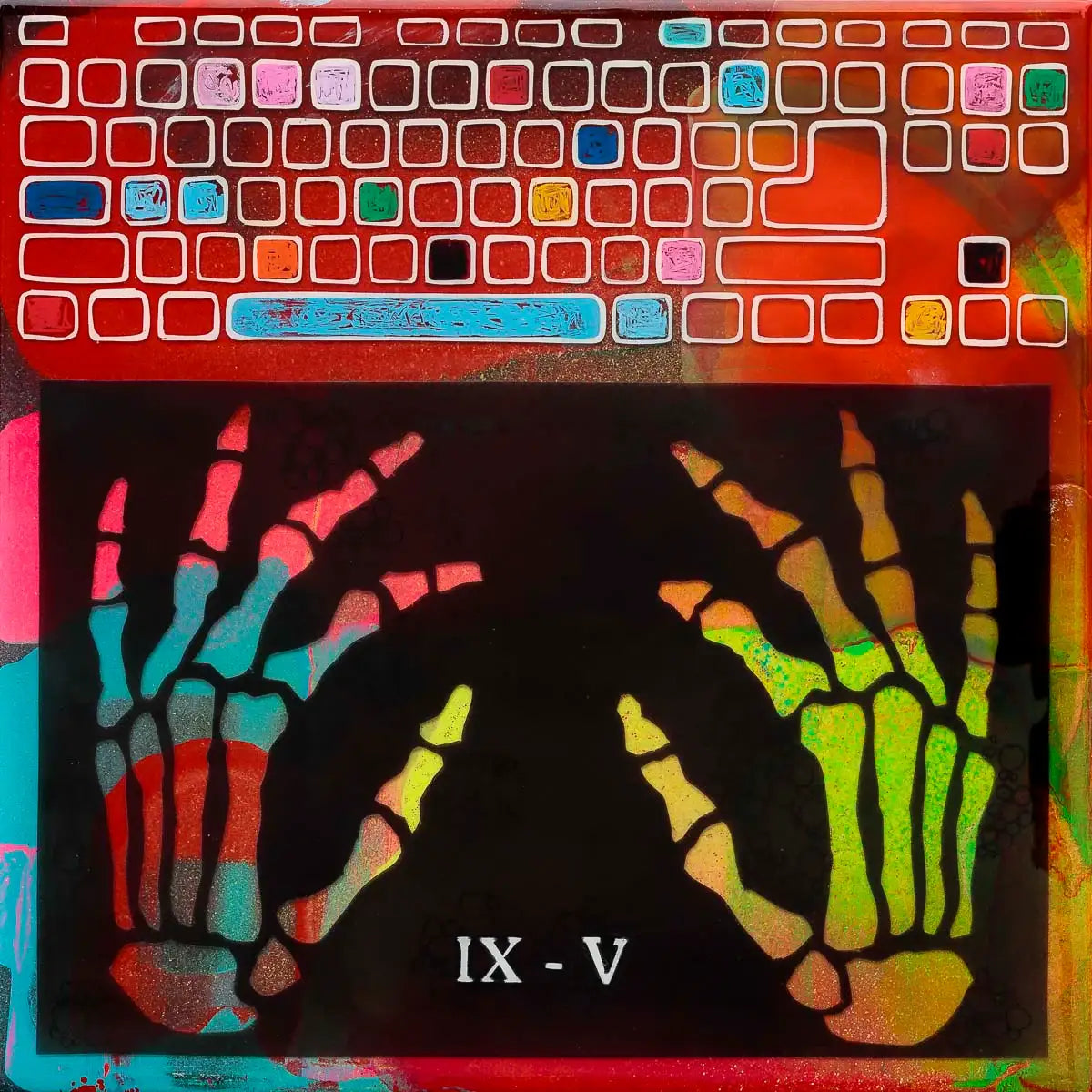 IX - V - Small Study - Original by artist Lhouette - Wyecliffe Galleries