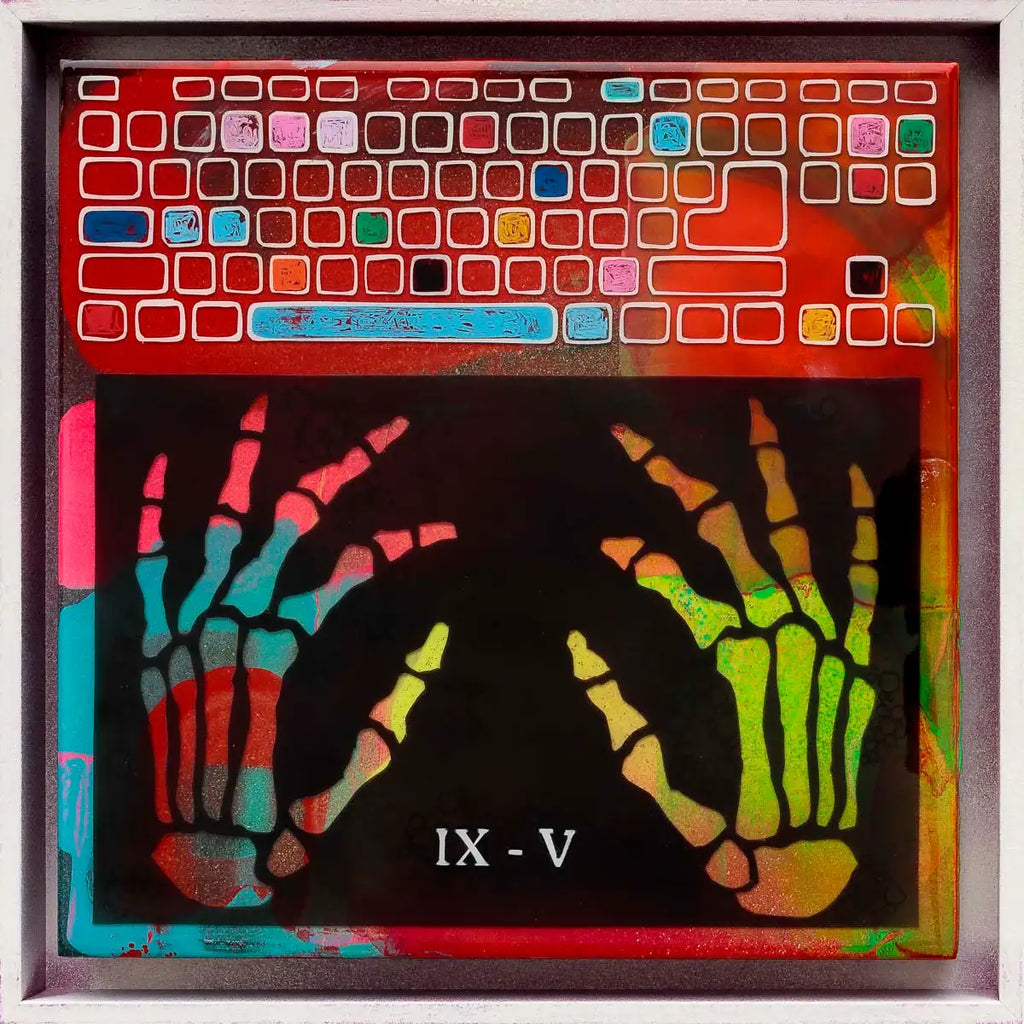 IX - V - Small Study - Original by artist Lhouette - Wyecliffe Galleries