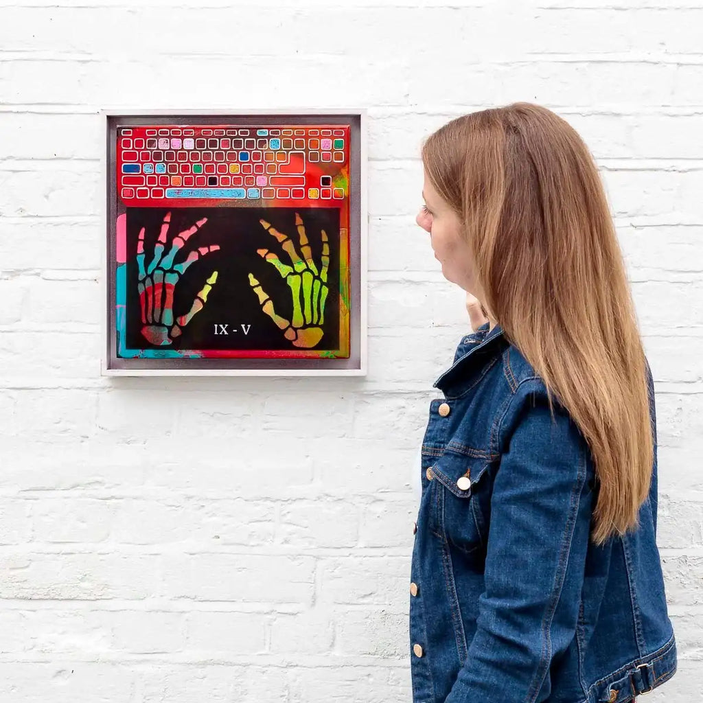 IX - V - Small Study - Original by artist Lhouette - Wyecliffe Galleries