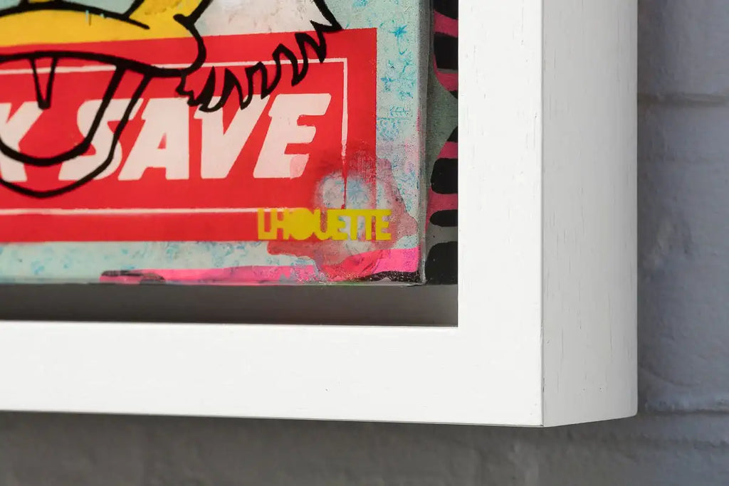 Kwik Save - Miniature Pop Panel - Original by artist Lhouette - Wyecliffe Galleries