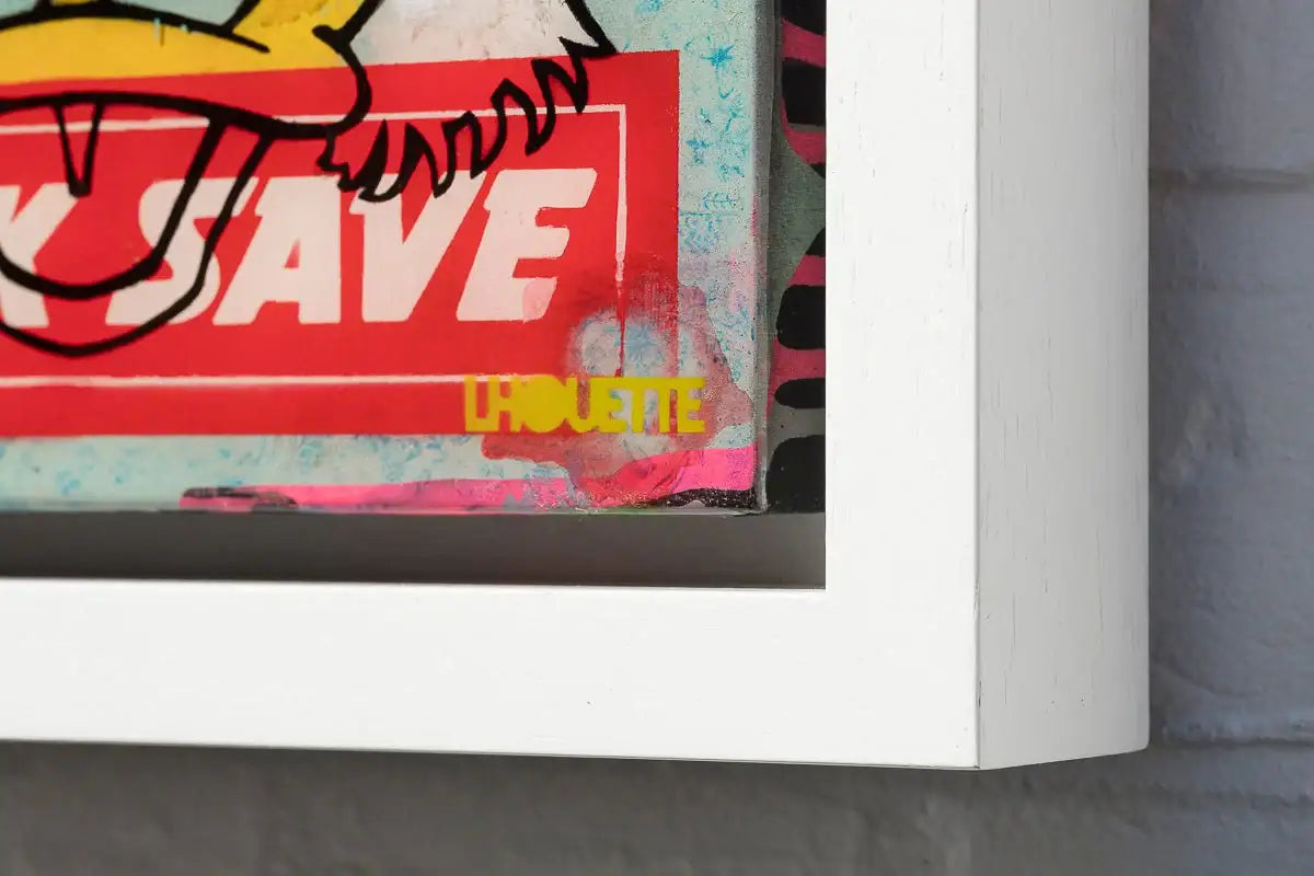 Kwik Save - Miniature Pop Panel - Original by artist Lhouette - Wyecliffe Galleries