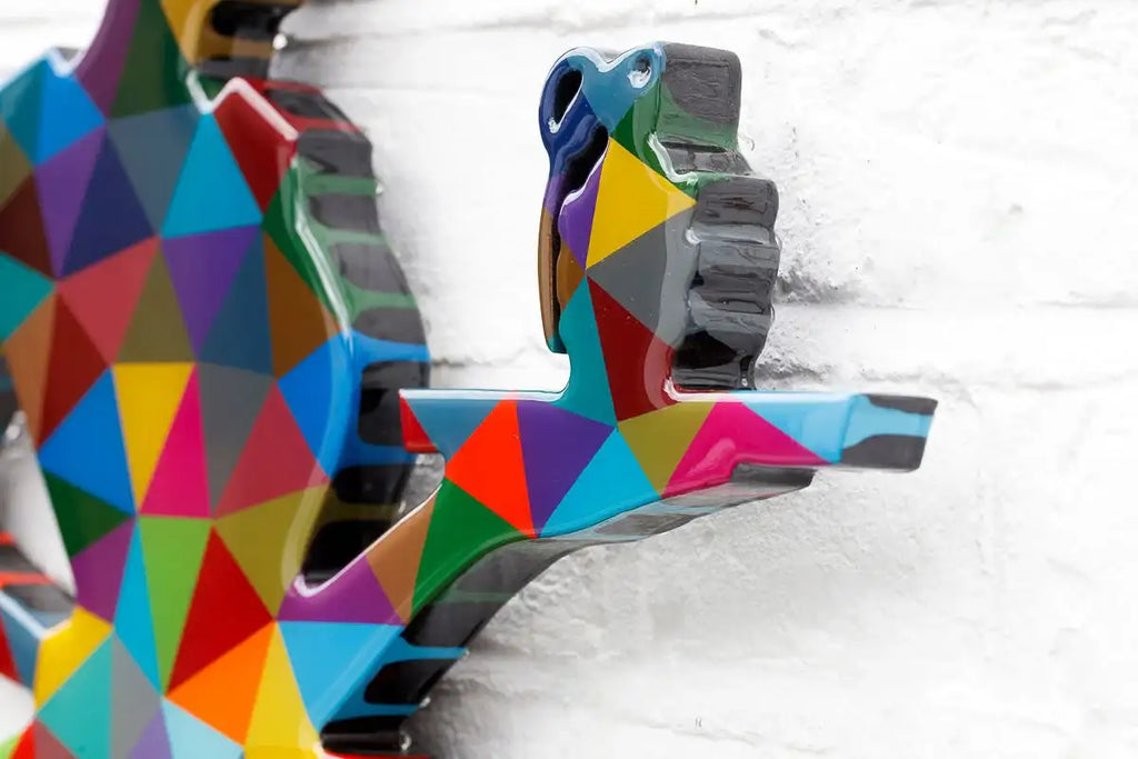 Last Orders Geometric Gradient - Miniature Wall Sculpture - Original - SOLD by artist Lhouette - Wyecliffe Galleries