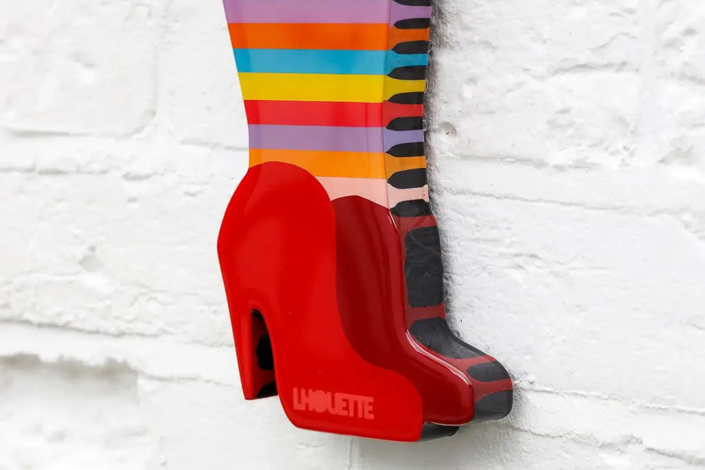 Last Orders Geometric Gradient - Miniature Wall Sculpture - Original - SOLD by artist Lhouette - Wyecliffe Galleries