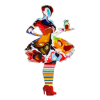 Last Orders Marbled - Large Wall Sculpture - Original - SOLD by artist Lhouette - Wyecliffe Galleries