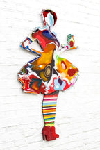 Last Orders Marbled - Large Wall Sculpture - Original - SOLD by artist Lhouette - Wyecliffe Galleries