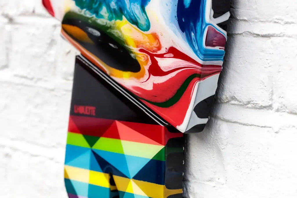 Little Miss Sunshine Marbled - Medium Original Sculpture - SOLD by artist Lhouette - Wyecliffe Galleries