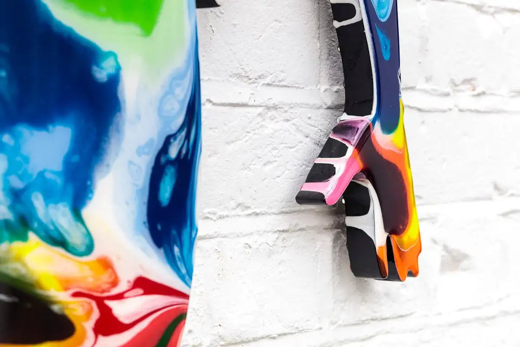 Little Miss Sunshine Marbled - Medium Original Sculpture - SOLD by artist Lhouette - Wyecliffe Galleries